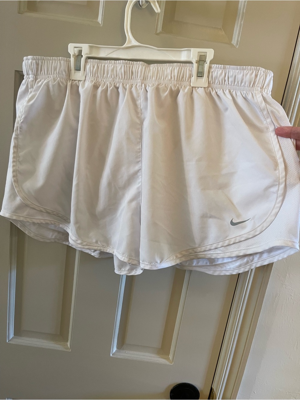 Nike Women’s White Athletic Running Shorts